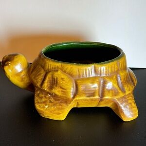 Vintage Turtle Planter Retro 1970’s McCoy USA
